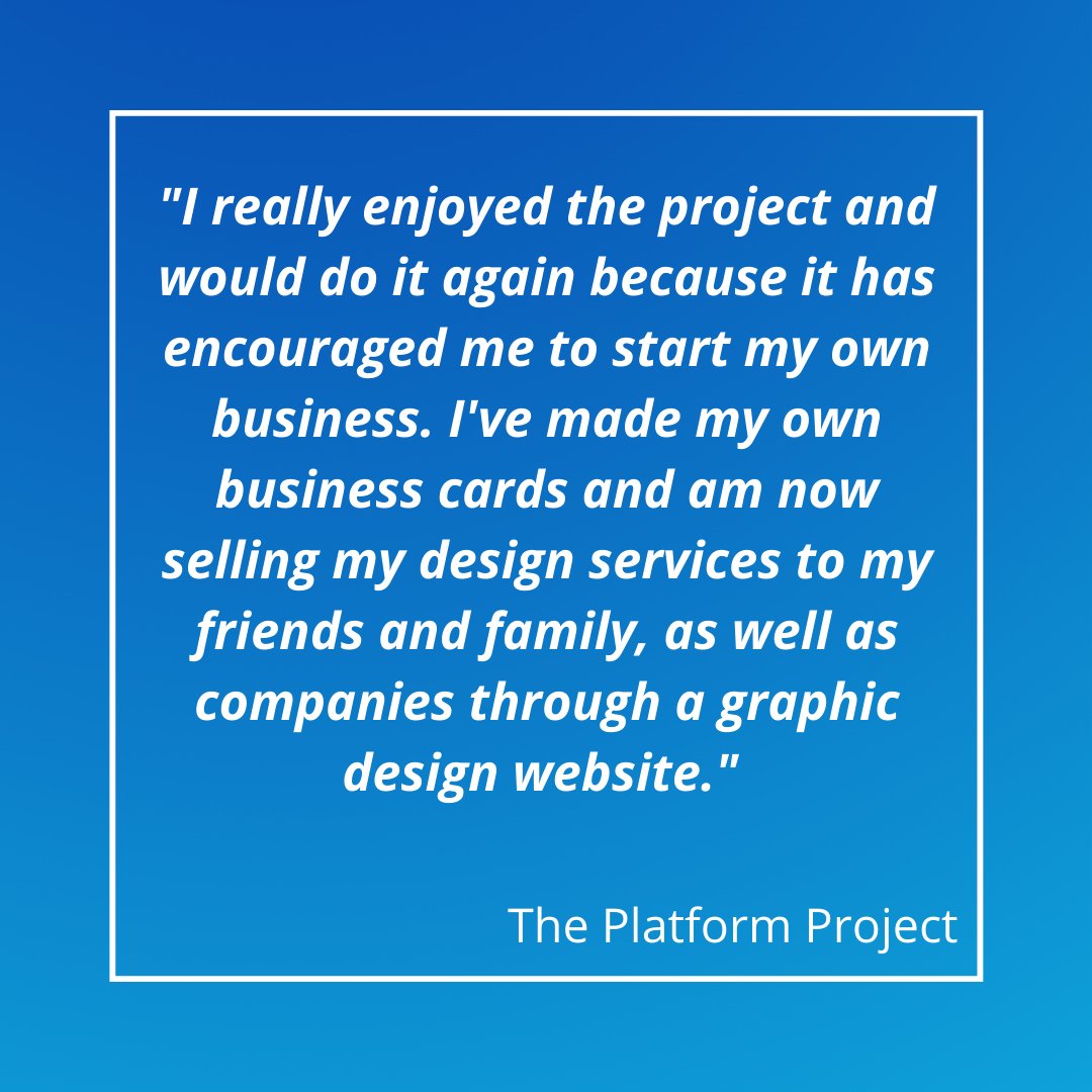 SwindonPlatform's tweet photo. An amazing testimonial from one of our previous members!
Want to find out how #theplatformproject can help young entrepreneurs in #Swindon?
Visit our website here: https://t.co/p82EoSZ3f6 https://t.co/TBdSWRSxj7