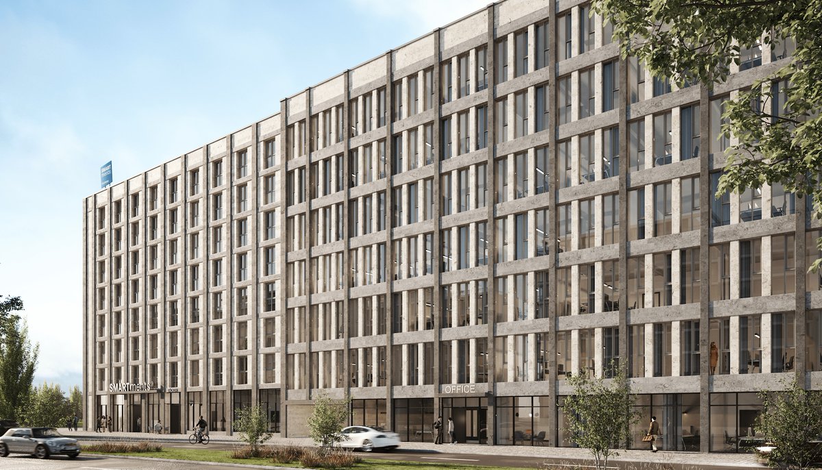 Im Quartier Gateway Gardens am @Airport_FRA realisieren Fraport und der Projektentwickler GBI einen Neubau mit 142 Apartments für Business-Reisende sowie Büros. Mehr in den @morningnews_dt Grafik: ALT/SHIFT / GBI #Frankfurtpic.twitter.com/WcPAcsN54E
by Stefan Merkle