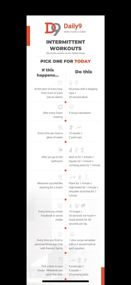 EmilyFallon__'s tweet photo. Love this resource from the daily 9!! Iβm going to try the press up & squat challenge today with each glass of water #keepingactiveathome https://t.co/BLvFwwJcmS