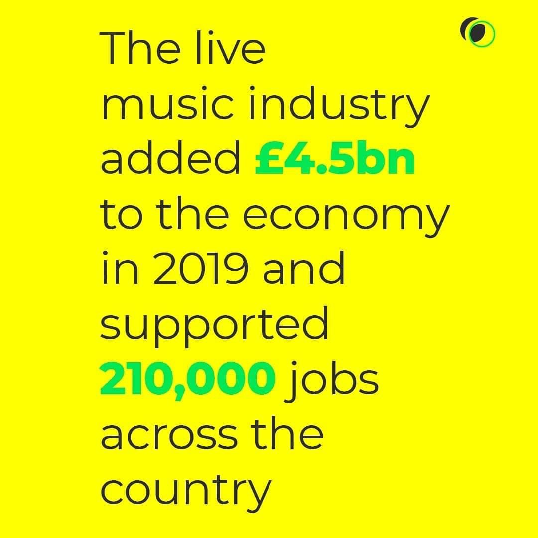 The UK Government must support the music industry. 

Call to action. 

#LETTHEMUSICPLAY 

Share your most recent or favourite live show videos or photos with the hashtag 
#LetTheMusicPlay