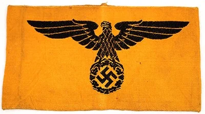 Here is a Nazi armband in the collection of  @HolocaustCentUK. https://www.holocaust.org.uk/armband&nbsp;