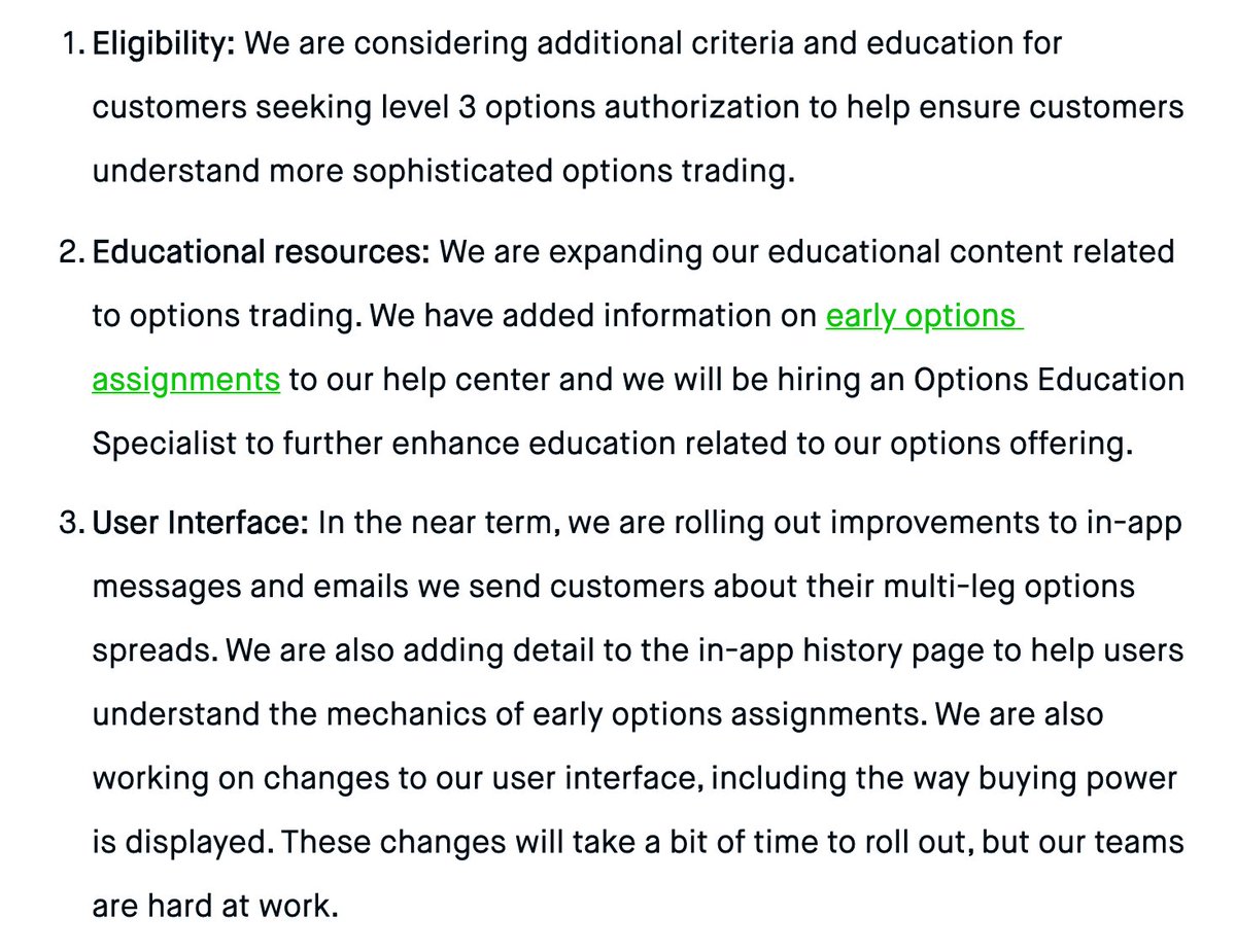 To its credit, Robinhood responded quickly to Alex Kearns’ suicide, and have promised changes (and donated $250,000 to the American Foundation for Suicide Prevention.)  https://blog.robinhood.com/news/2020/6/19/commitments-to-improving-our-options-offering