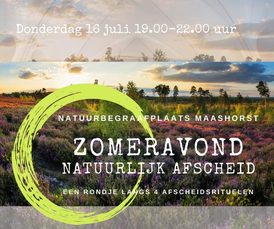 Welkom op #natuurbegraafplaats Maashorst, zomeravond 16 juli. Rondje rituelen. Nieuwsgierig? Lees hier meer: 
m.facebook.com/story.php?stor…