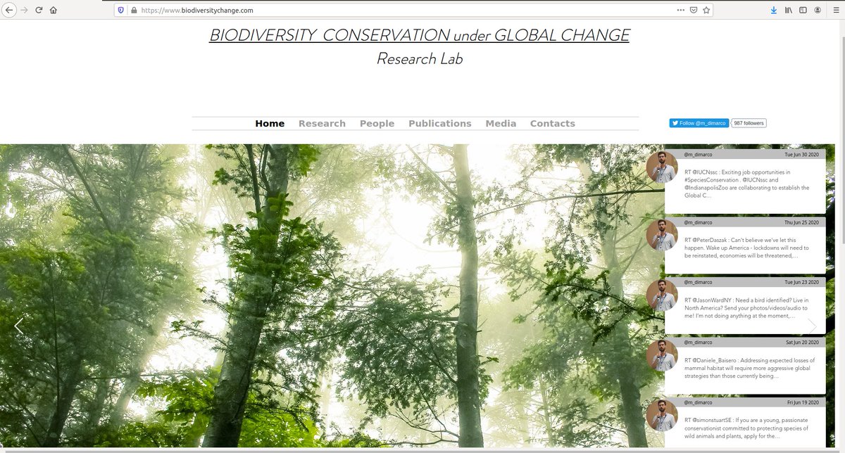 m_dimarco's tweet photo. happy to launch our new lab website

https://t.co/Mj07ZtnCNJ

stay tuned for updates on our latest research  on #biodiversity, #globalchange, #sustainability, #ecology 

(no lab twitter profile yet... but soon!) https://t.co/Vp6CknS3Qy