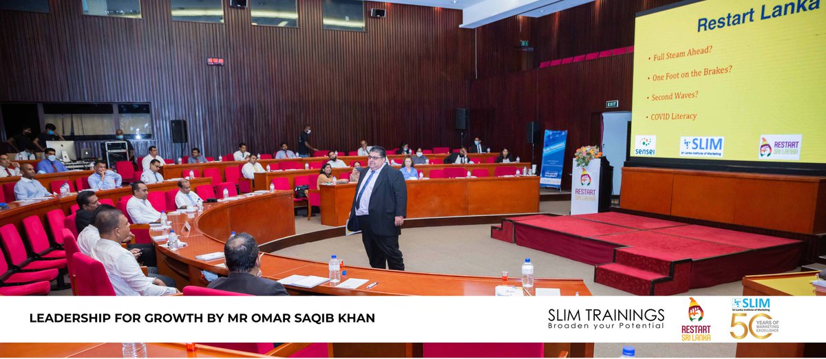 Slim_Srilanka's tweet photo. Restarting development of human potential in Sri Lanka.
A @RestartSriLanka Corporate Leadership programme conducted by Omar Khan, Founder of Sensei International on 23rd June 2020 exclusively for CEOs to confidently face the post COVID-19 period.
#SLIM #ReStartSL #SLIMTrainings https://t.co/E4XALx1bbL