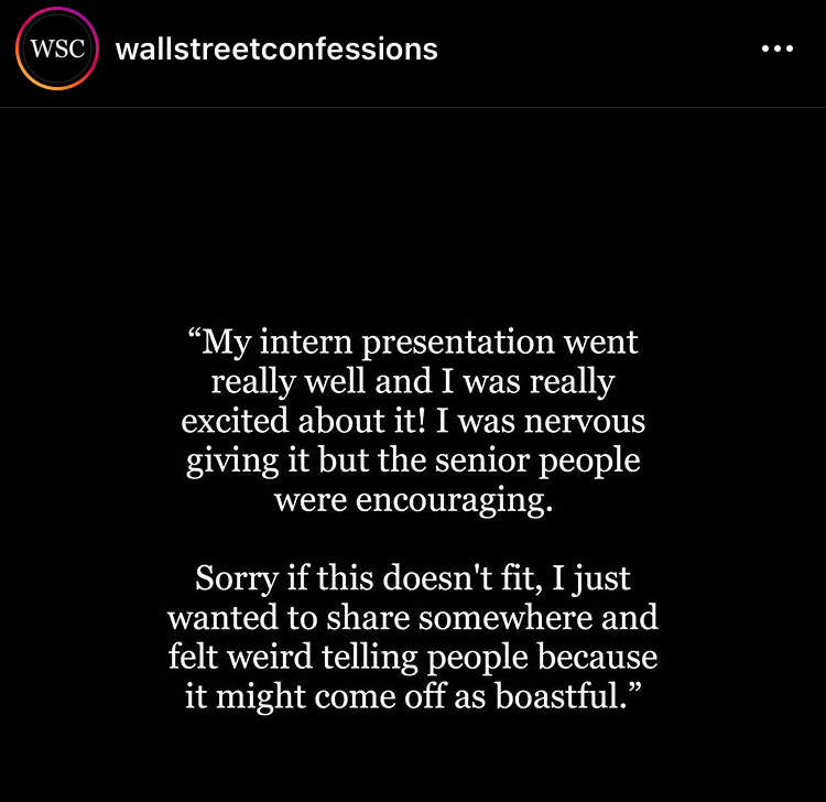 WallStreetOasis's tweet photo. credit: @wallstreetconfessions

#summeranalyst #intern https://t.co/787ikaOJoQ