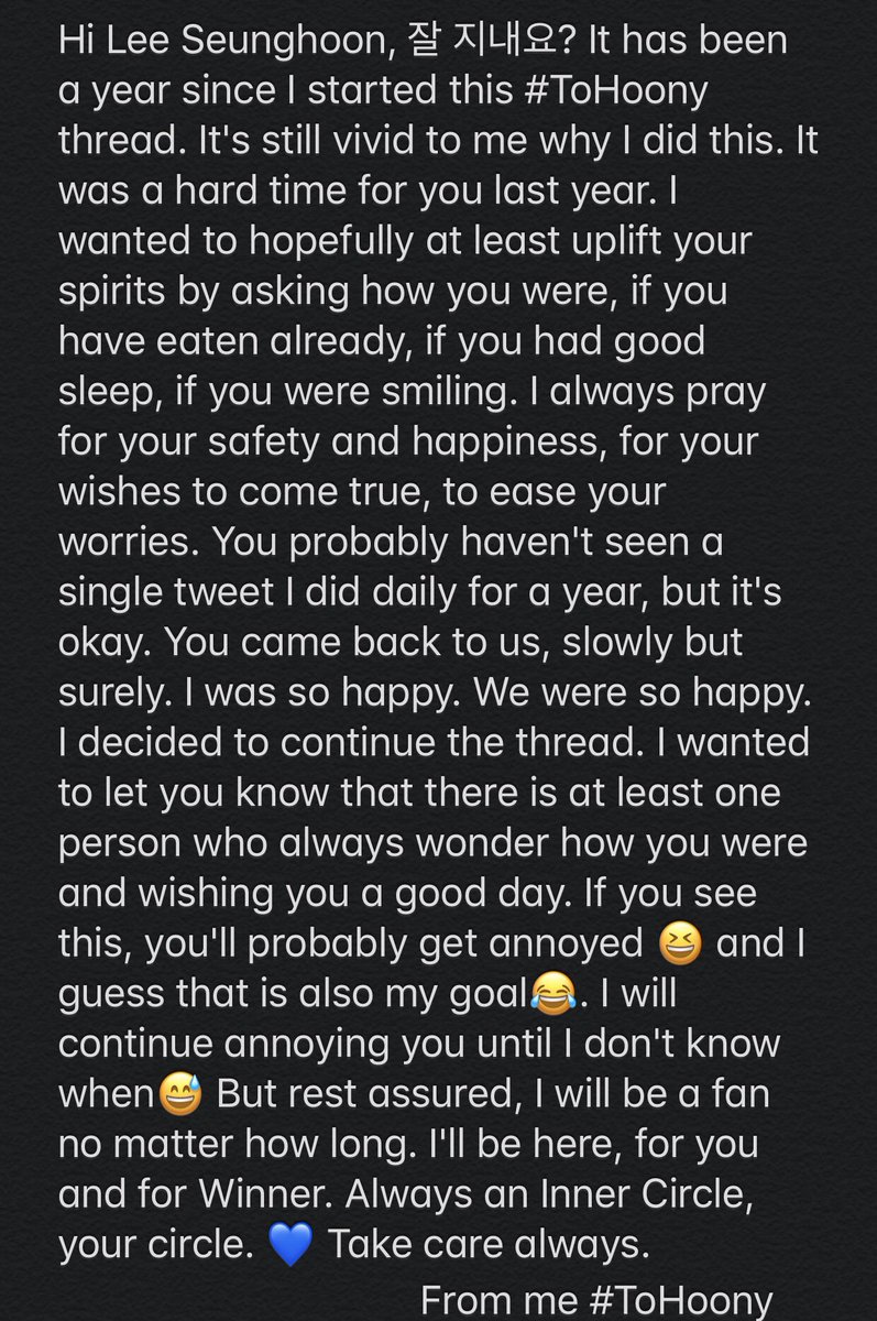 CircleFoodie's tweet photo. exact time and date last yr... its been a year @official_hoony_ let's be happy always... #ToHoony π
-Dianeπ https://t.co/n1LPVX8jLS