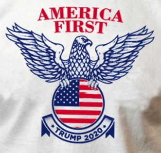 Here is the eagle on a Nazi political officer badge.