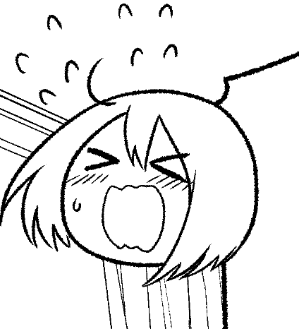 次回のフキダシ横のジリアンまるまる可愛く描けたよ!というだけの画像 