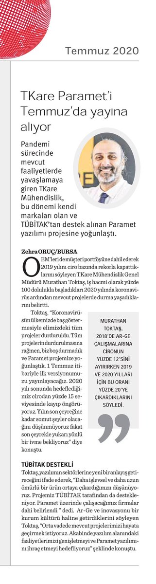 TkareEngineer's tweet photo. Dünya Gazetesi, 01.Temmuz.2020 Otomotiv Eki, Tkare Mühendislik...
#tkare #tkareengineering #project #PamStamp #expressus #tools #die #sheetmetal #yerliotomobil #yerlioto #yerli #milli #yerlivemilli #paramet #tubitak #proje #software #3dprocess #methodplan #3dmetod #catiav5 https://t.co/AGLmZ0mrEB