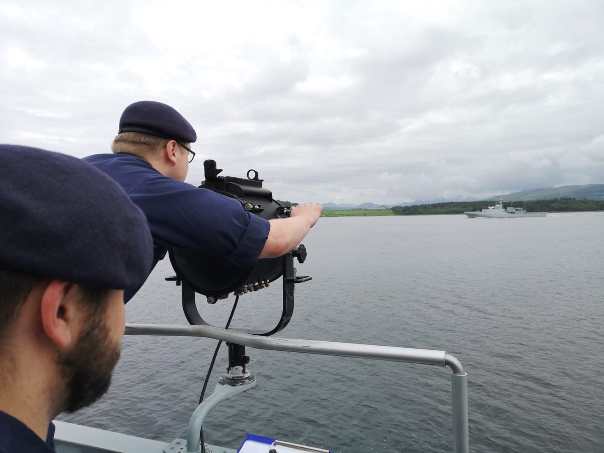 Its great to see our friends <a href="/hms_tamar/">HMS Tamar</a> up North this morning, best of luck with the rest of your sea training! <a href="/OverseasPatrol/">Overseas Patrol Squadron</a> <a href="/COMUKMCMFOR/">Commander UK Mine Countermeasures Force</a> #lifeisgreatonM108 #RoyalNavy #Grimbusy