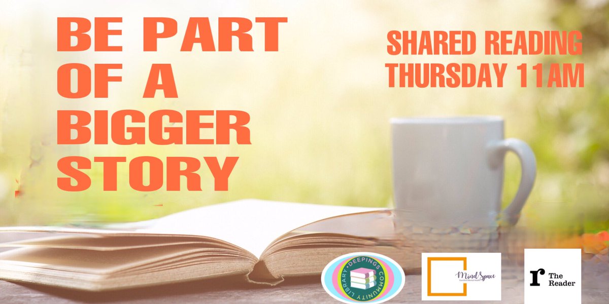 Shared stories, thoughts and laughter. #sharedreading <a href="/thereaderorg/">The Reader</a> <a href="/mindspacestam/">MindSpace Stamford</a>