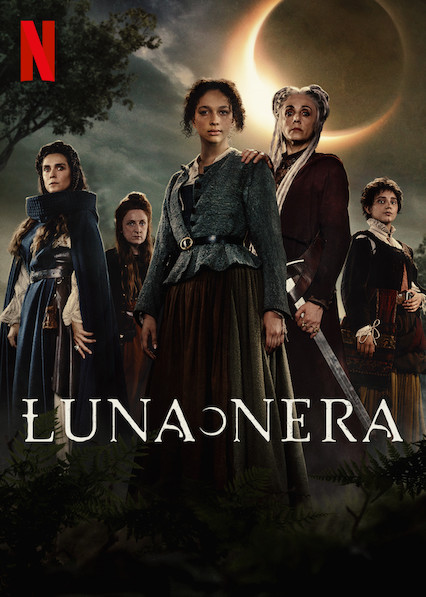 • Luna Nera •(Netflix | Medieval Fantasy | 2020— | 1 season—)Serial asal Italia keluaran Netflix yang berlatar pada abad ke-17 dimana penyihir wanita diburu dan dianggap membawa malapetaka. Kalau suka cerita tentang penyihir wajib nonton ini sih. Seru!!