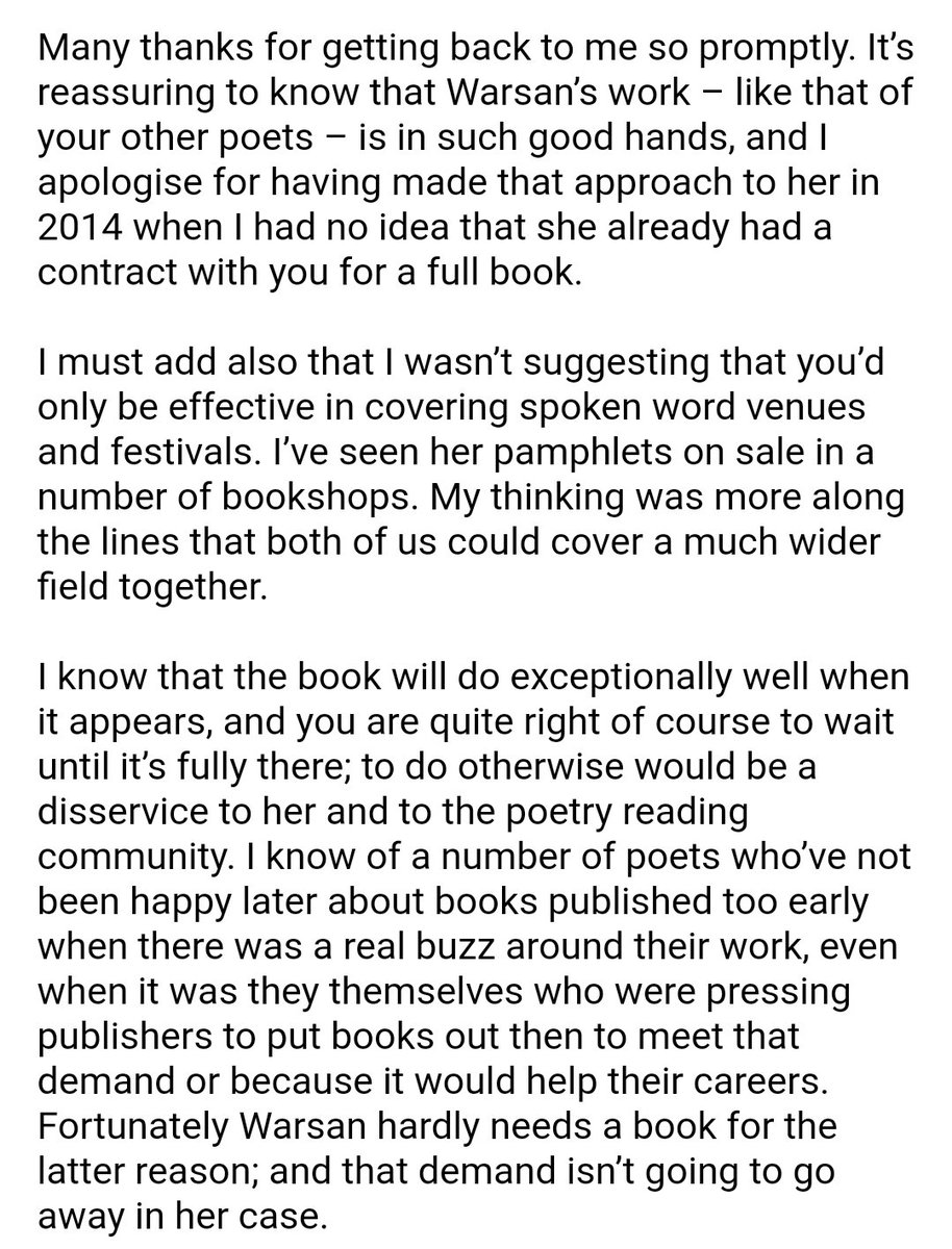 ...but look at the speed and degree of backtracking (read gaslighting) that happens in the follow up. Let's just say it's been years and I have not responded. I have a simple rule: if you gaslight me, you cease to exist...