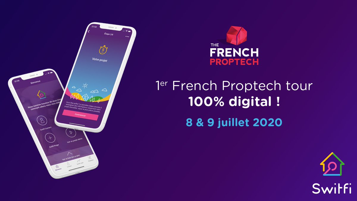 👋Vous travaillez dans l'immobilier ? La #frenchproptech organise son 1er parcours #digital ! 💻 Rejoignez-nous les 8 et 9 juillet en ligne pour découvrir les solutions digitales à votre disposition. Inscrivez-vous gratuitement par ici ⬇️
bit.ly/3gk6hC6