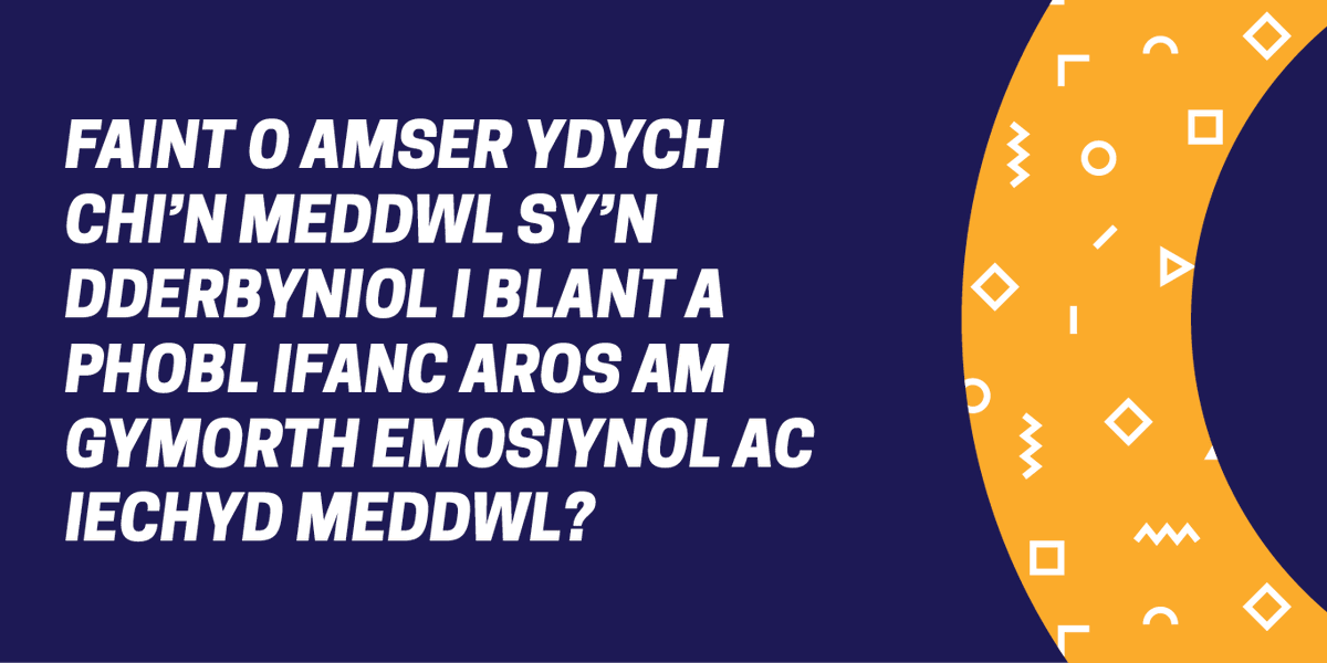 SeneddIeuenctid's tweet photo. Rydym yn barod wedi cael sawl un ohonoch chi yn rhannu eich barn ar Cymorth Iechyd Emosiynol a Iechyd Meddwl yng Nghymru. Os nad ydych chi wedi gwneud hyn eto, mae dal amser i'w wneud https://t.co/C1EGFwc683
#SIC #CIEIM #IechydMeddwl #CymorthIechydMeddwl https://t.co/K2OFvQPkW8