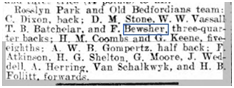 It seems Fred was an all round sportsman who enjoyed Rowing, Cricket and Rugby.In 1908 he plays in a trial match(i think) for  @rosslynpark Rugby club versus Old Bedfordians.