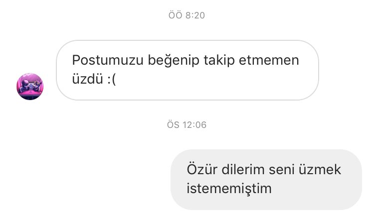 Üzüldüm...