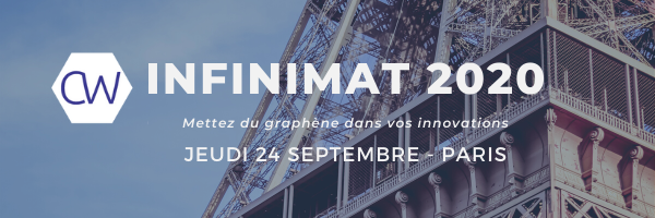 INFINIMAT - le 24.9.2020 à Paris par @CarbonWaters 
Peintures anticorrosion, textiles sanitaires, polymères conducteurs, fluides caloporteurs, parmi les applications concrètes à vocation industrielle.
buff.ly/2CYUrit
#chimie #innovation #graphene