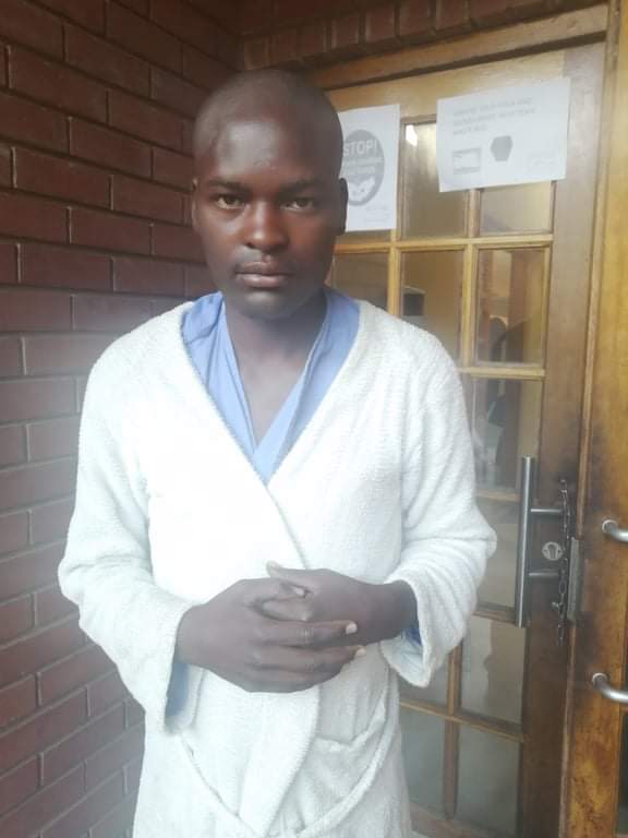 AdvoBarryRoux's tweet photo. Please help find his family. He is mentally disturbed. Itumeleng Mokotedi is looking for his family to come and take him home, he was admitted at witbank hospital and now discharged. https://t.co/H9eRWQzSW8