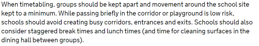 This one should be fun. Staggered break and lunch with 7 year groups? A teacher has Year 7 who go to break first, they finish their break just as Year 11 are going to break - this teacher has Year 11 next and then another Year 7 class. Anyone like to timetable this?