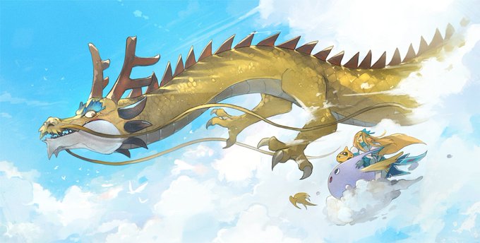 「ドラゴン 飛行」のTwitter画像/イラスト(人気順)