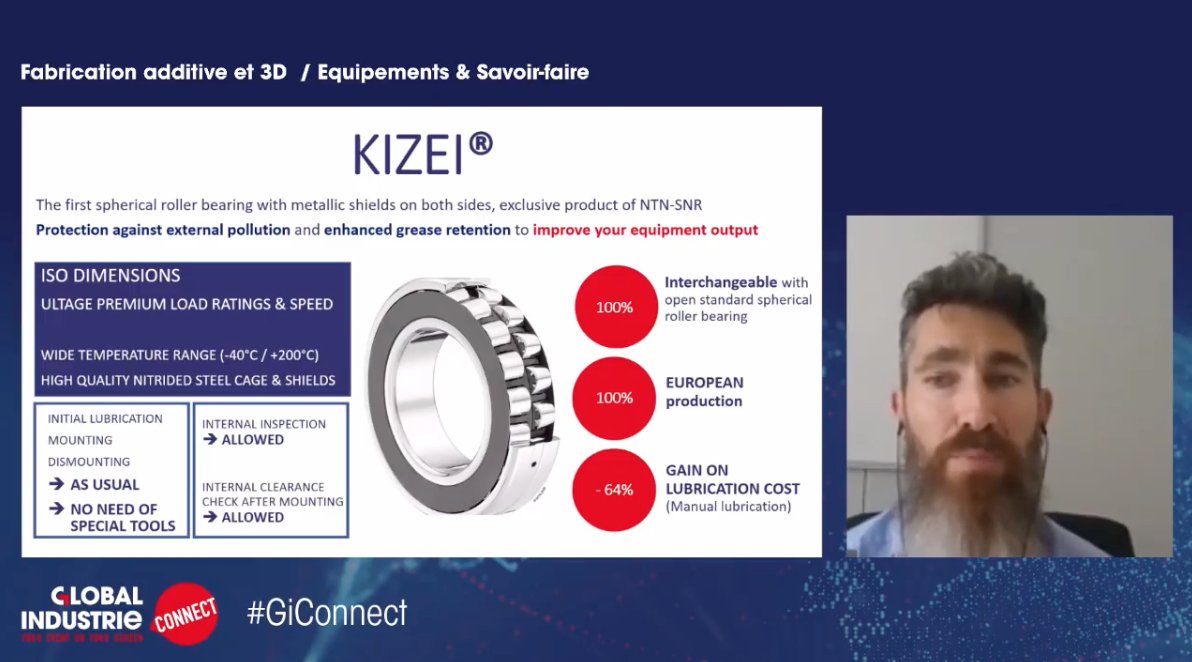 Mobility_Work's tweet photo. #GiConnect Mathias Steinmetz présente le roulement #Kizei conçu par @NTNSNR_FR #industrie https://t.co/vTii2CXE4t