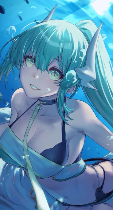 今度出るセイバーの水着きよひー最終再臨イラスト(ガチャガチャ)
#FGO #FateGO 