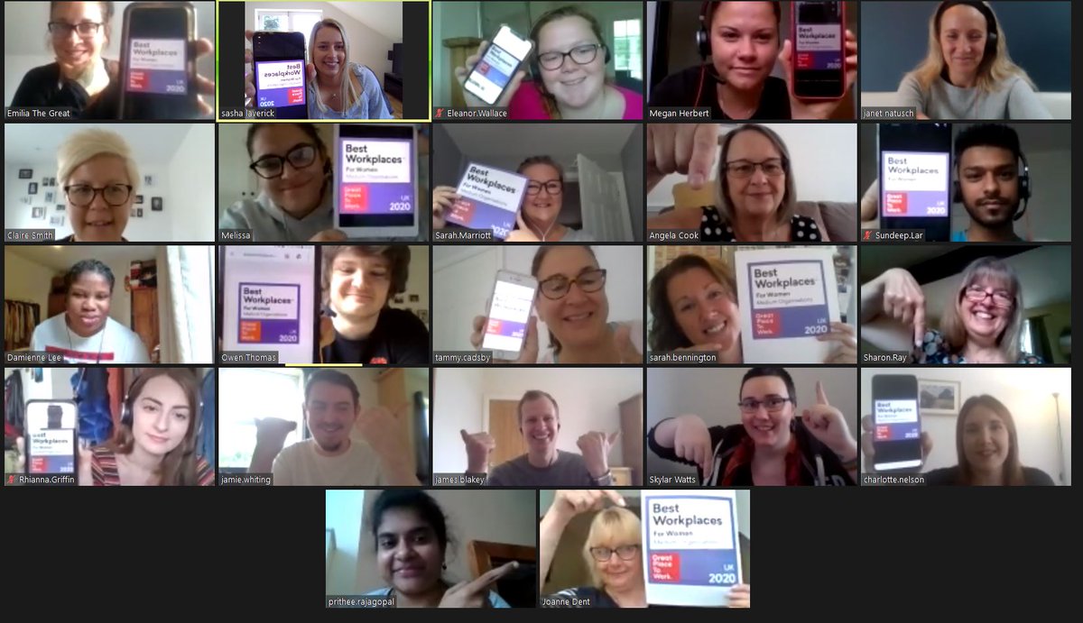 We’re thrilled to bits!!! We made the UK’s Best workplaces for Women in 2020! Thank you to all our colleagues for helping us to build a great workplace for all! Where people can bring their true selves to work. #ukbestworkplacesforwomen <a href="/GPTW_UK/">Great Place to Work® UK</a>