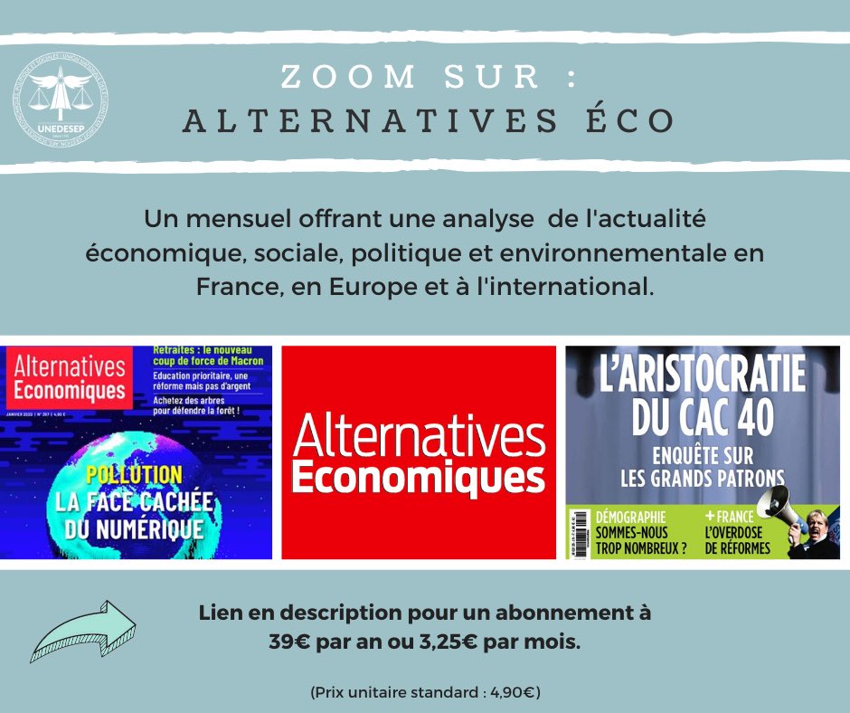 ➡️ Découvrez le magazine <a href="/AlterEco_/">Alternatives Economiques</a> ! 

Profitez d’un abonnement au tarif avantageux : abo.alternatives-economiques.fr/offre/UNED20