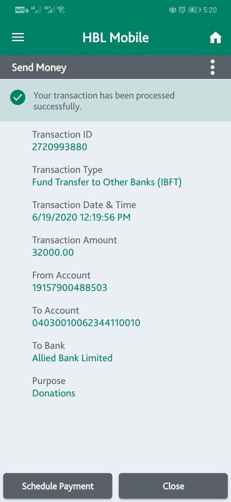 SquadCharity's tweet photo. Request # 42 **UPDATES** 

Respected Donors, 

Assalam u Alaikum! 

The required amount has been sent to the deserving family through Anum Zahoor (an active member of the ECS).

Thank you for you donations. 😊

#pakistan #charity #help https://t.co/NIy2fnqYoJ