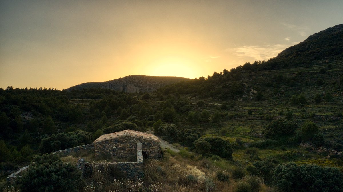 Y al final de la senda... Un bonito atardecer
