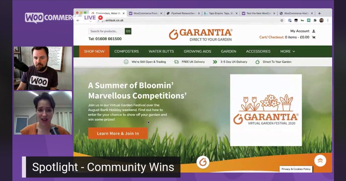 Technique_Web's tweet photo. So, we are all very chuffed this morning... 

@WooCommerce showcased one of our clients’ websites (Garantia UK) on a webinar yesterday as a highlight from the “Woo” community. Thanks Noelle Steegs and Jonathan Wold for the mention and comments 😀👍🏻

#wordpress #webdesign #website https://t.co/7jfrJL7xiA
