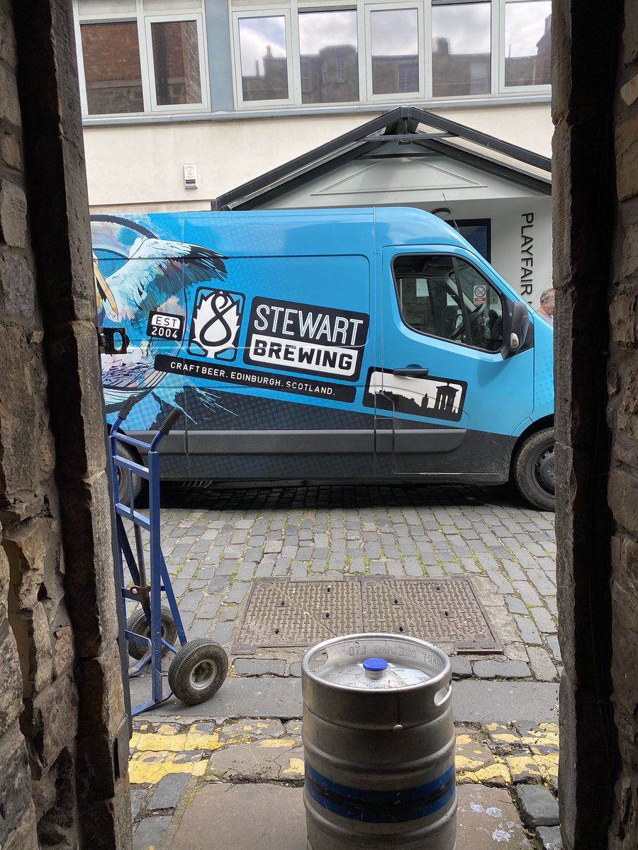 Beer getting delivered today! #nearlytimetoopen #beergarden #stewartbrewing
