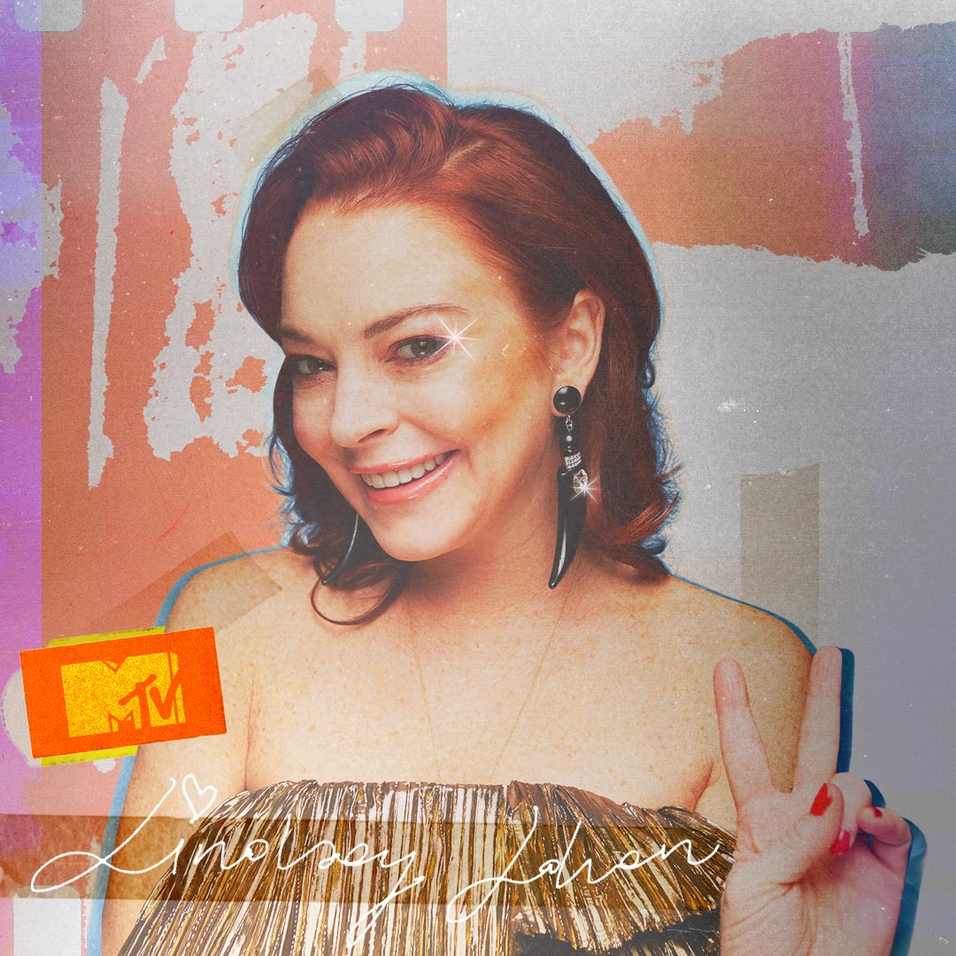 MTVUK's tweet photo. happy 34th birthday to 👑 @lindsaylohan !! 🎂 https://t.co/5wKLgAlIXY