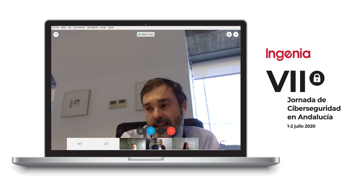 Ingenia_es's tweet photo. 💬EN DIRECTO. "ENS (actualización 2020) nos permite gestionar los problemas para avanzar, gestionando la Seguridad" Pablo López (Jefe Área Normativa y S. de Ciberseguridad @CCNCERT) en su presentación"El ENS como estándar Ciberseguridad ante la pandemia", en🔒#CibersegAnd20 https://t.co/7NVoAjooih