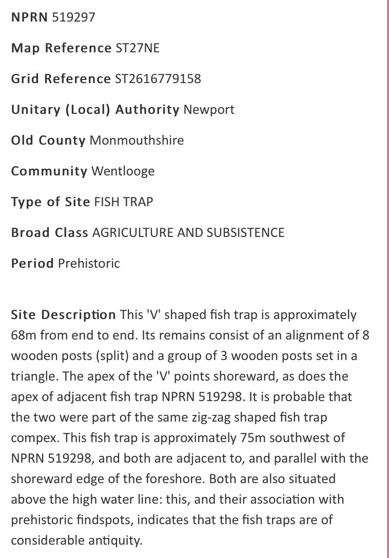 The Royal Commission on the Ancient and Historical Monuments of Wales sent me this incredible coastal fish trap/weir mapping app - listing and expanding upon all known examples in Wales  https://coflein.gov.uk/en/site/search/result?PCLASSSUB=68595&SEARCH_MODE=COMPLEX_SEARCH&view=map