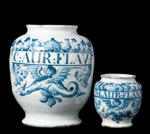 You can also find lots of  #PharmHist in other medical museums including many of our friends  @medicalmuseums.  @RCPMuseum has the gorgeous Hoffbrand collection of English delftware drug jars  https://www.rcplondon.ac.uk/news/hoffbrand-collection