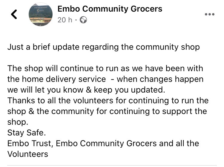 An update from <a href="/embocomshop/">Embo Community Grocers</a>