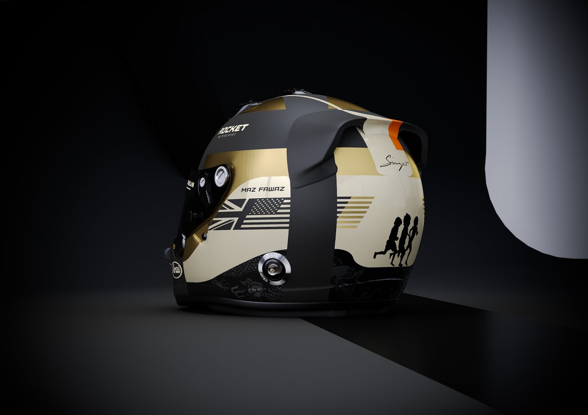 andwerndesign's tweet photo. Helmetdesign for Maz Fawaz from @singervehicles.
@MichelinUSA @araihelmetjapan 
#helmetdesign #singervehicledesign #singer911 #dls #everythingisimportant #liverydesign #motorsport #racing #automotive #design https://t.co/6xpOWsjram