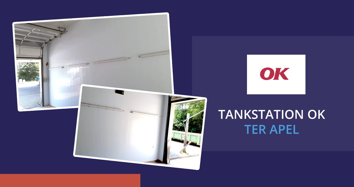 Cleanpanel_'s tweet photo. Afgelopen week is de wasstraat van tankstation OK in Ter Apel grondig gerenoveerd met het supergladde Cleanpanel kunststof wandsysteem. Na een snelle levering en montage door Bouwimpex is de wasstraat weer helemaal "OK". https://t.co/ktdVH8pwol