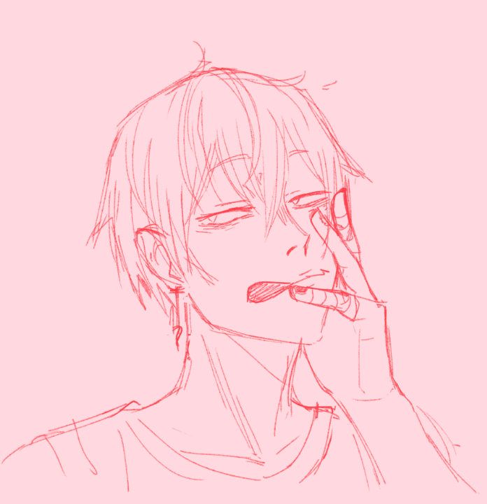 breakingpengui1's tweet photo. hair down tendou fans,, these r for yall,,,

(wip) https://t.co/QT2SYkqsP6