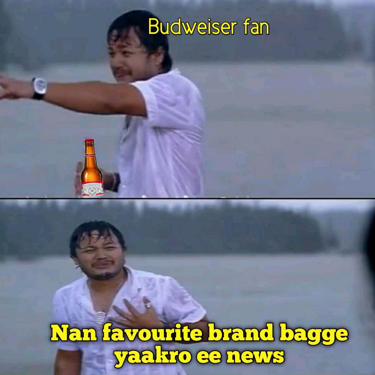 #BudweiserBeer 😆

Nooffence to anybody..