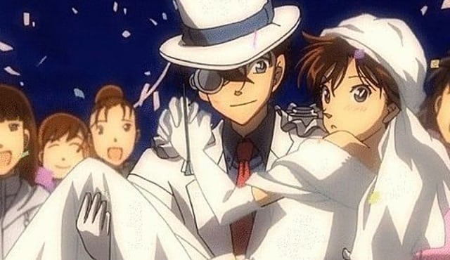 名探偵コナンch まみ この二人ほんまに可愛い こんなんもう付き合ってるやん 笑 まじっく快斗 より 名探偵コナン まじっく快斗 コナン 工藤新一 黒羽快斗 怪盗キッド 怪盗1412 中森青子 コナン好きな人と繋がりたい