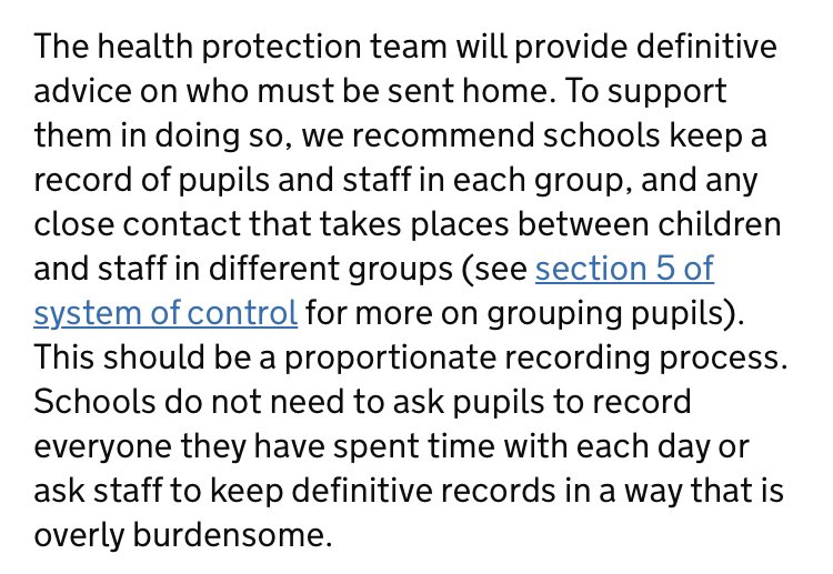 Along with “keep track of every child who talks to another child for more than 93 seconds but don’t write anything down anywhere”