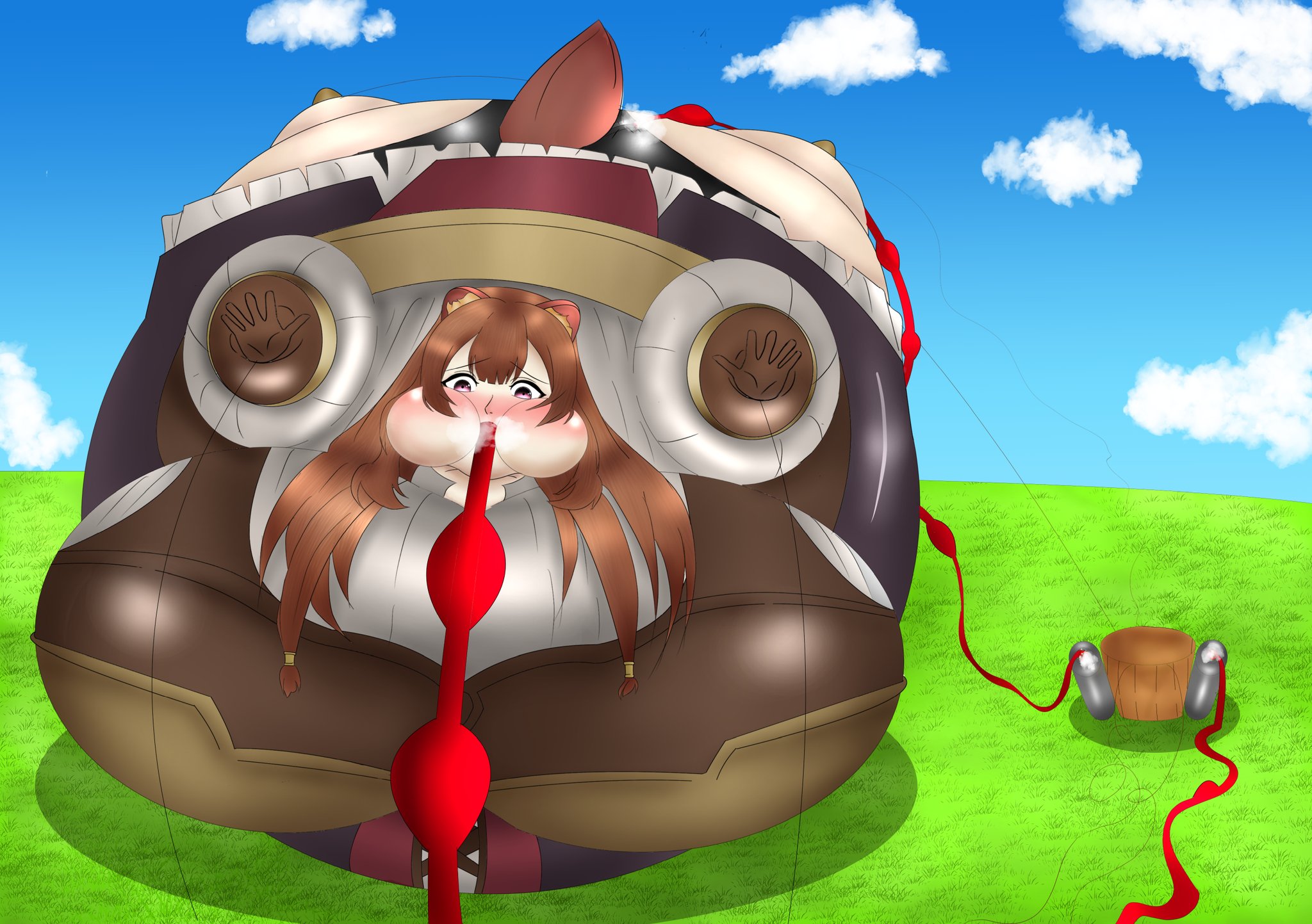 BornToBeEmon YCH (88) on X: An Old Request from DA (not really Old do :3)  Rahptaloon is ready to fly ! or should i say Best Blimps >:3 Actually i  draw Filo