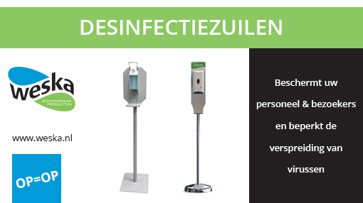 weskabv's tweet photo. We hebben de afgelopen tijd veel klanten zeer tevreden kunnen maken met onze #desinfectiezuilen. De voorraad gaat dan ook erg hard! Ook interesse? Neem snel contact op met uw accountmanager of onze klantenservice via 010 - 48 26 133, want OP=OP! #weska #schoonmaakproducten https://t.co/zxQiTY17kY