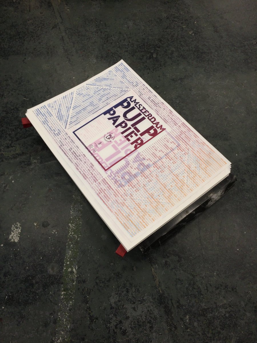 NovoTypo's tweet photo. Full Color in One (printrun)!
Wrappingpaper for Amsterdam Pulp Paper.
Novo Typo Offgrid project
It’s an ongoing project
We will design a self-sufficient design office.
We will go offgrid.
#novotypooffgrid #novotypo #paper #amsterdammade #markvanwageningen #Amsterdam https://t.co/OnNmc8OXL0