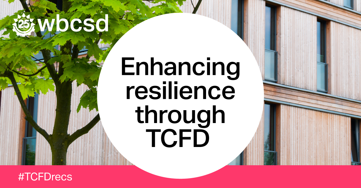 Need inspiration to help tackle #climate related risks, opportunities and #disclosure? Explore key insights and learnings on implementing the @FSB_TCFD recommendations from the #construction and building materials sector: wbcsd.org/mpcOu #ESG #reporting #TCFDrecs