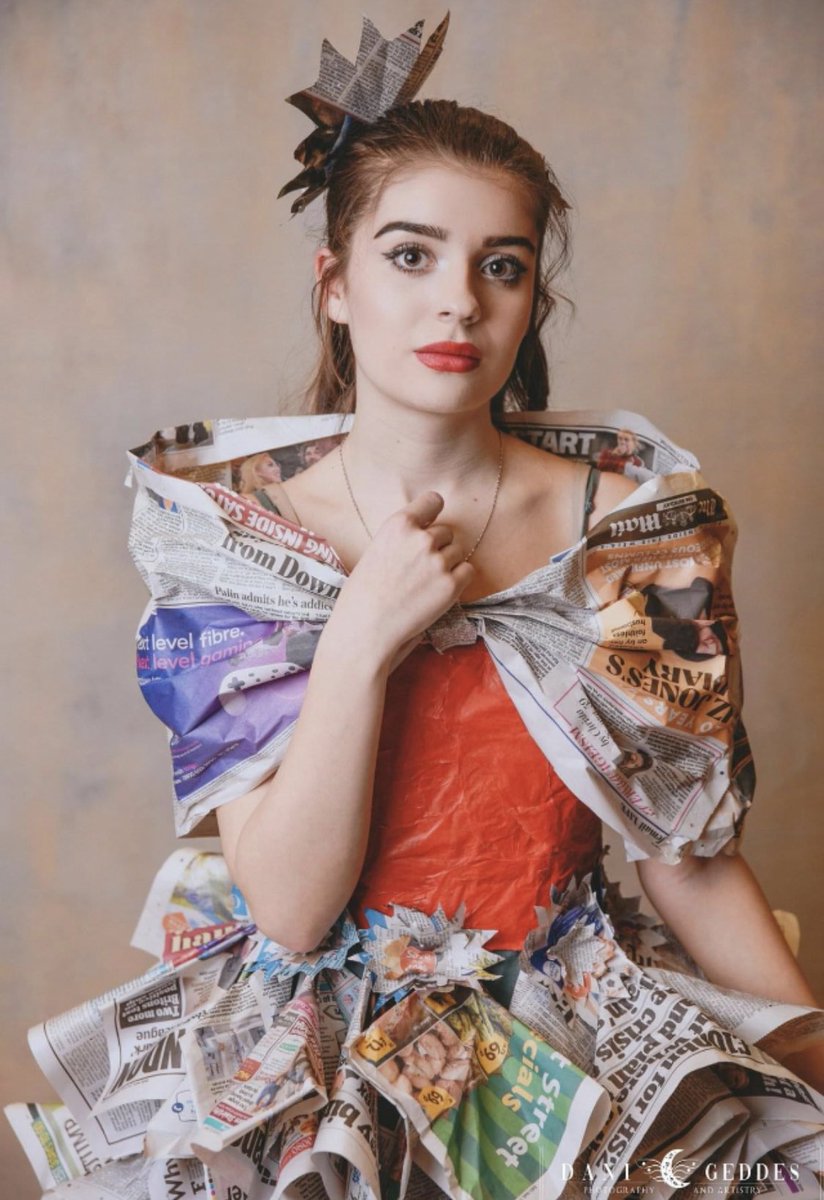 MaddyHaddock08's tweet photo. Thank you #cankidsmagazine for featuring me as your cover model on your new July Issue Vol.1!! Such an amazing surprise😆🌟
I designed and created my paper dress myself entirely out of newspapers for a #modelmindsworkshop where it got national news coverage from #DailyMail 📕📸❤️ https://t.co/1SlhQguf6K